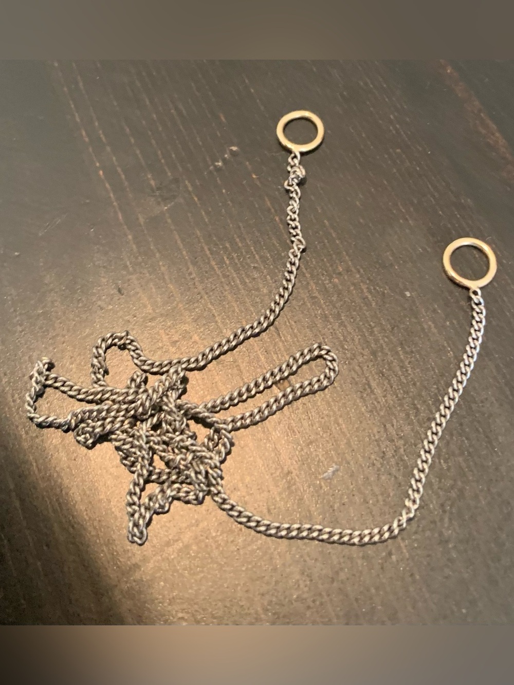 Marla Aaron Silver Fine Curb Chain